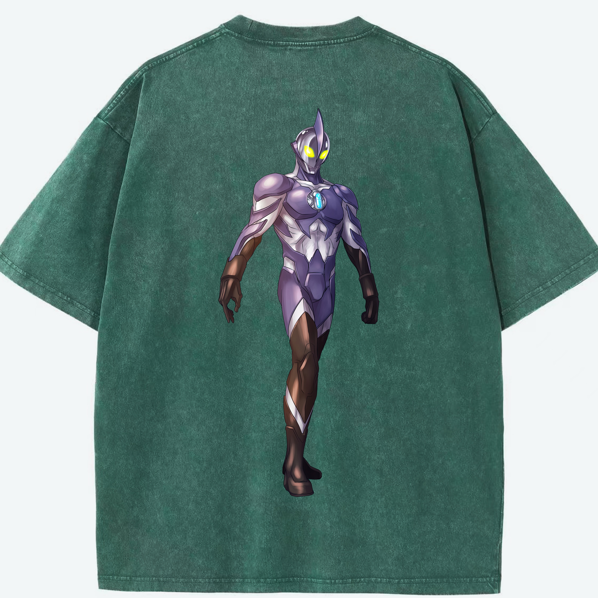 （画像用） ウルトラマン Ultraman 綿100% ヴィンテージ風 半袖Tシャツ（背面プリント）
